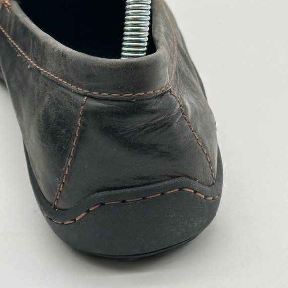 Mens Born Black Leather Shoes Loafers Slip-On Moccasin Moc Toe Size‎ 8.5 M main image 4